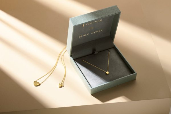 Just Franky gouden collier in een geschenkdoos