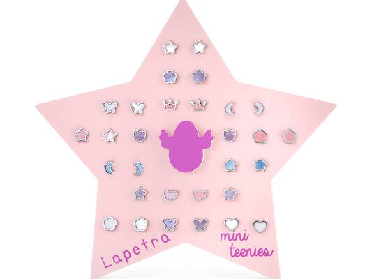 Stervormige display met mini sieraden
