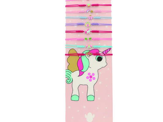 Kleurige haaraccessoires met een eenhoorn