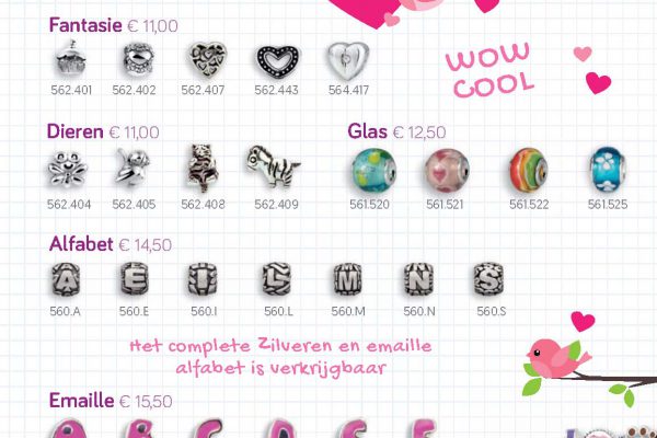 Sieraden voor kinderen, kleurrijk aanbod