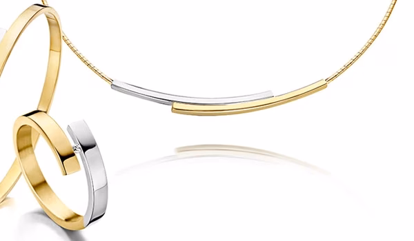 Elegante sieraden in goud en zilver